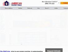Tablet Screenshot of americanpropertyshield.com